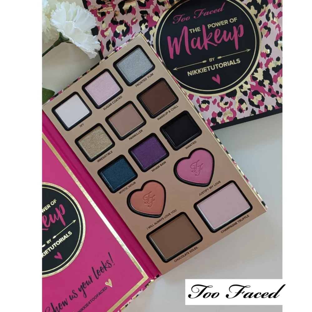 Limited Edition Too Faced The Power of Makeup Palette Nikkie Tutorials Set NIB